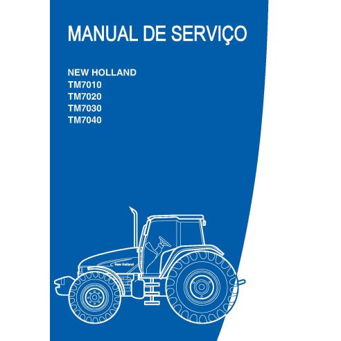 Tractores New Holland TM7010, TM7020, TM7030, TM7040 pdf manual de servicio PT - Agricultura de Nueva Holanda manuales - NH-7...