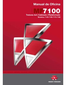 Tractores Massey Ferguson 7140, 7150, 7170, 7180 pdf manual de servicio ES - Massey Ferguson manuales - MF-7100-ES