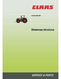 Claas Axion 920, 930, 940, 950 type 23 tracteurs pdf manuel des systèmes techniques ES - Claas manuels - CLAAS-11445381-ES