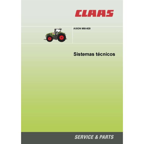 Claas Axion 920, 930, 940, 950 type 23 tracteurs pdf manuel des systèmes techniques ES - Claas manuels - CLAAS-11445381-ES