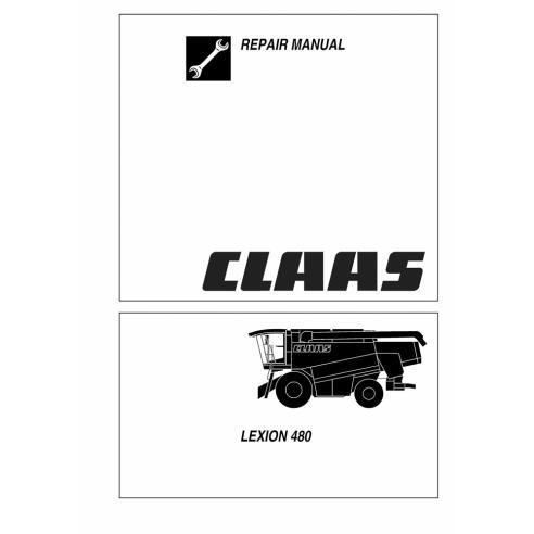 CLA-1886781 Manuel de réparation moissonneuse-batteuse Claas Lexion 480