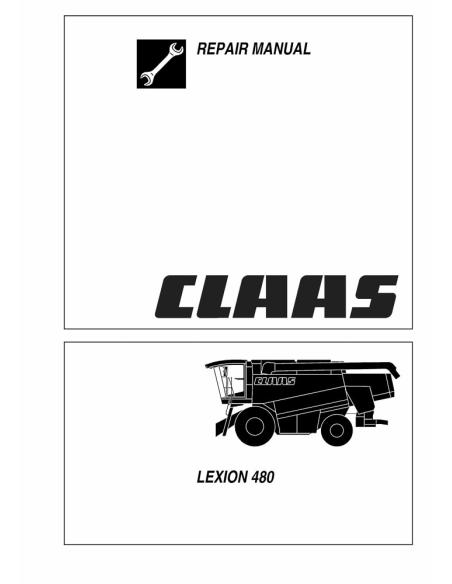 CLA-1886781 Claas Lexion 480 combine harvester repair manual