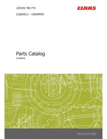 Claas Lexion 780 - 770 C66 combine pdf parts catalog  - Claas manuals - CLASS-LEX-780-770-C66-PC-EN