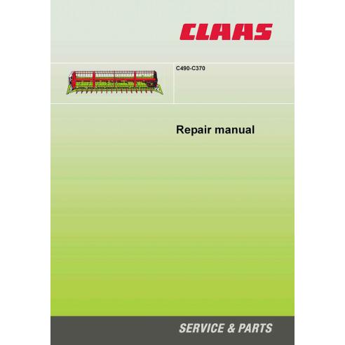 CLA-2903950 Claas C490-C370 header repair manual CLA-2903950 Claas C490-C370 header repair manual