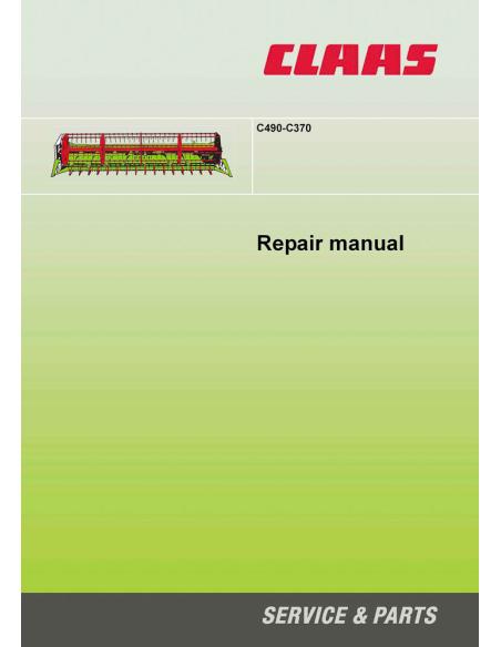 CLA-2903950 Claas C490-C370 header repair manual