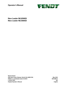 Fendt New Leader NL5258G5, NL5300G5 row crop system pdf operator's manual  - Fendt manuals - FENDT-609148D1A
