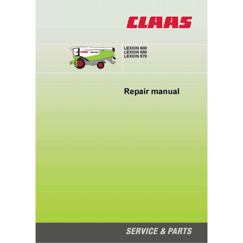CLA-2931090 Manual de reparación de la cosechadora claas Lexion 570, 580, 600