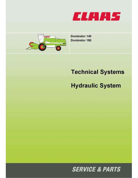 CLA-2931511 Manual de sistemas técnicos para cosechadoras Claas Dominator 150-140