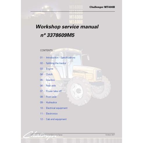 CHAL-3378609M5 Challenger MT425B, MT455B, MT465B, MT475B Tier 3 tractors pdf workshop service manual