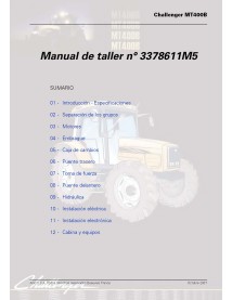 Challenger MT425B, MT455B, MT465B, MT475B Tier 3 tractors pdf workshop service manual ES - Challenger manuals