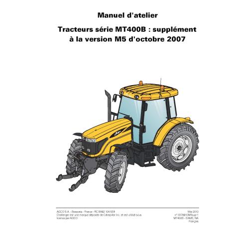 Tracteurs Challenger MT425B, MT455B, MT465B, MT475B Tier 3 pdf manuel d'entretien d'atelier FR - Challenger manuels - CHAl-33...