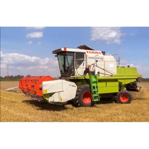 Claas Dominator 150 - 140 combine harvester technical systems manual - Claas manuals
