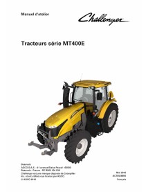 Tractores Challenger MT455E, MT465E, MT475E, MT485E, MT495E pdf taller manual de servicio FR - Challenger manuales - CHAL-ACT...