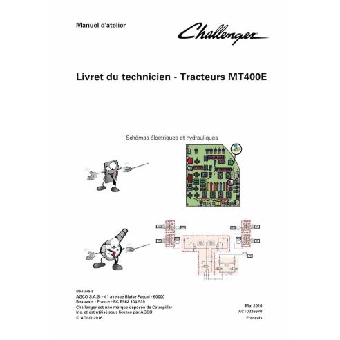 Challenger MT455E, MT465E, MT475E, MT485E, MT495E tratores pdf technican service book FR - Challenger manuais - CHAl-ACT00266...