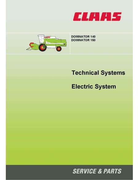 CLA-2931572 Manual de sistemas técnicos para cosechadoras Claas Dominator 150-140