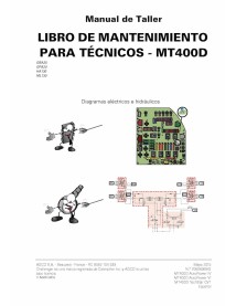 Livre d'entretien technique des tracteurs Challenger MT455D, MT465D, MT475D, MT485D, MT495D pdf ES - Challenger manuels - CHA...