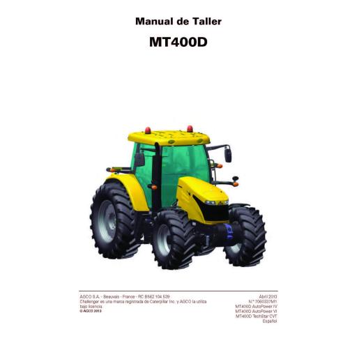 Tractores Challenger MT455D, MT465D, MT475D, MT485D, MT495D pdf taller manual de servicio ES - Challenger manuales - CHAl-706...