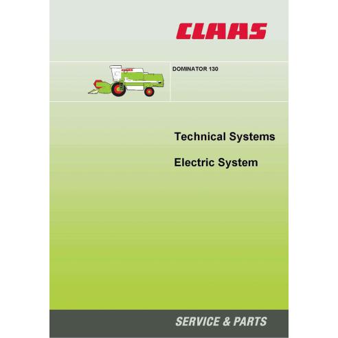 CLA-2935950 Claas Dominator 130 combine harvester technical systems manual CLA-2935950 Claas Dominator 130 combine harvester technical systems manual