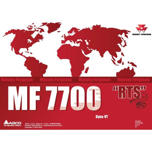 Massey Ferguson 7719, 7720, 7722, 7724, 7726 Dyna-VT tractors pdf repair time schedule  - Massey Ferguson manuals - MF-ACT001...