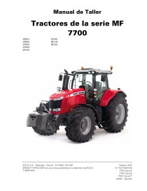 Massey Ferguson 7714, 7715, 7716, 7718, 7719, 7720, 7722, 7724, 7726 tracteurs pdf manuel d'entretien d'atelier ES - Massey-F...