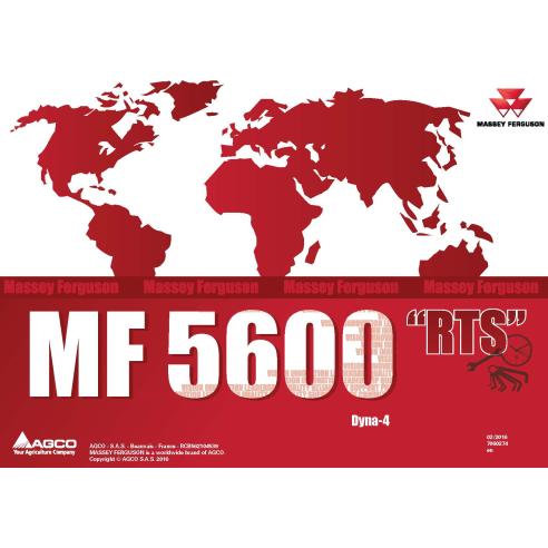 Massey Ferguson 5608, 5609, 5610 Dyna-4 tratores pdf cronograma de tempo de reparo - Massey Ferguson manuais - MF-7060274-EN