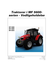 Massey Ferguson 5608, 5609, 5610 Dyna-4 tractors pdf maintenance manual DA - Massey Ferguson manuals - MF-7060087M1-DA