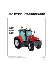 Massey Ferguson 5410, 5420, 5430, 5440, 5450 Tier 3 tractors pdf operator's manual SV - Massey Ferguson manuals - MF-4373028M...
