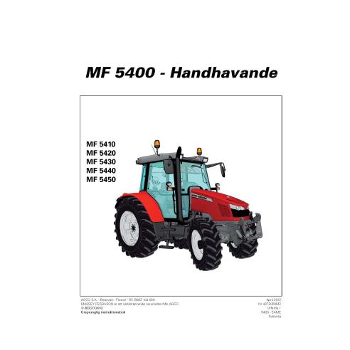Manuel d'utilisation des tracteurs Massey Ferguson 5410, 5420, 5430, 5440, 5450 Tier 3 pdf SV - Massey-Ferguson manuels - MF-...