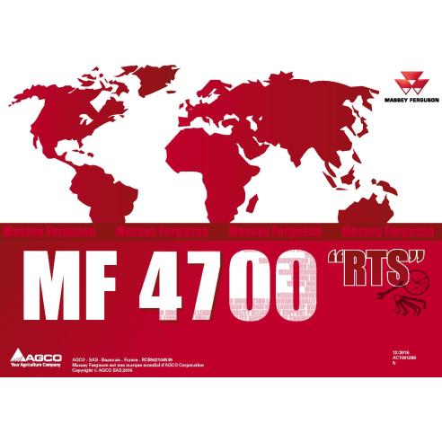 Massey Ferguson 4707, 4708, 4709, 4710 tratores pdf cronograma de tempo de reparo FR - Massey Ferguson manuais - MF-ACT001289-FR