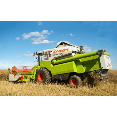 Claas Mega 370 - 350 combine harvester technical systems manual - Claas manuals
