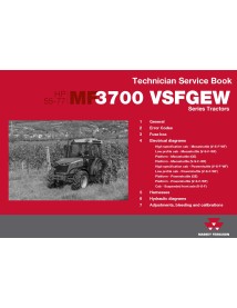 Manual técnico em pdf de tratores Massey Ferguson 3707, 3708, 3709, 3710 - Massey Ferguson manuais - MF-ACT004661A-EN