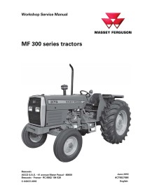 Manual de serviço de oficina em pdf de tratores Massey Ferguson 345, 350, 355, 360, 375, 385 - Massey Ferguson manuais - MF-A...