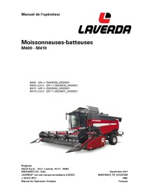 Laverda M400, M410 combinan pdf manual del operador FR - Laverda manuales