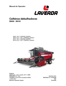 Laverda M400, M410 combine pdf operator's manual PT - Laverda manuals