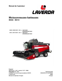 Laverda M300, M310 combinar pdf manual do operador ES - Laverda manuais