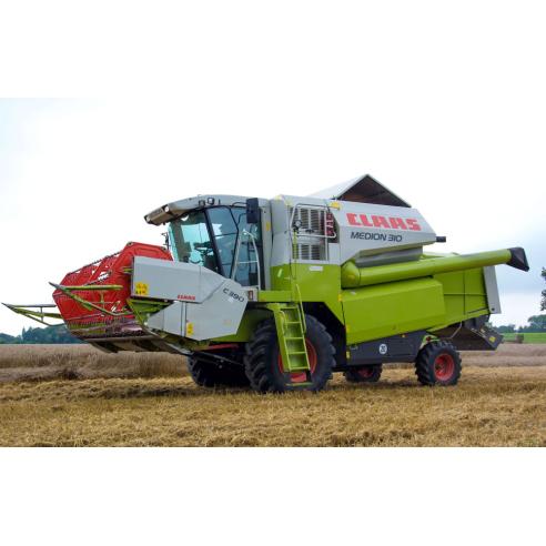 Claas Medion 340 - 310 combine harvester technical systems manual - Claas manuals