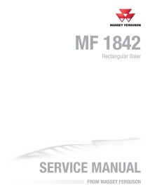 Manual de serviço em pdf da enfardadeira Massey Ferguson 1842 - Massey Ferguson manuais - MF-4283594M-EN