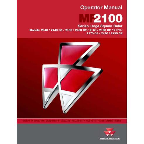 MF-700734990E Manuel d'utilisation de la presse Massey Ferguson 2140, 2150, 2160, 2170, 2190 CE pdf