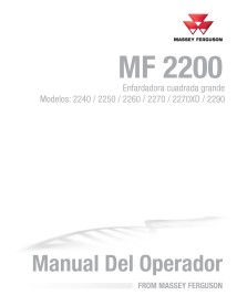 Massey Ferguson 2240, 2250, 2260, 2270, 2270XD, 2290 baler pdf operator's manual ES - Massey Ferguson manuals - MF-700741470F-ES