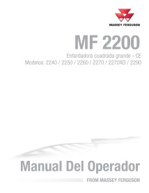 Massey Ferguson 2240, 2250, 2260, 2270, 2270XD, 2290 CE baler pdf operator's manual ES - Massey Ferguson manuals - MF-7007462...