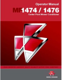 Massey Ferguson 1474, 1476 center pivot mover conditioner pdf operator's manual  - Massey Ferguson manuals
