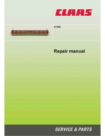 Manuel de réparation du collecteur Claas C1200 - Claas manuels - CLA-2952600