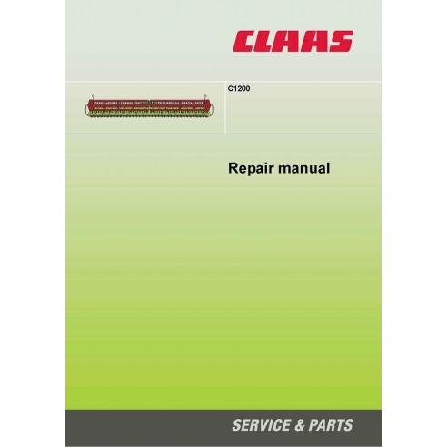 Manual de reparo do cabeçalho Claas C1200 - Claas manuais