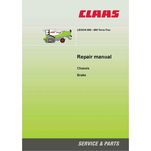 CLA-2954240 Claas Lexion 600-560 TerraTrac combine harvester repair manual