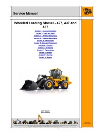 JCB 427, 437, 457 loader pdf manual de servicio - JCB manuales - JCB-9813-1600