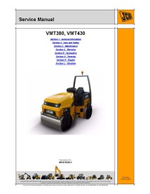 Manuel d'entretien pdf du rouleau JCB VMT380, VMT430 - JCB manuels - JCB-9813-1550