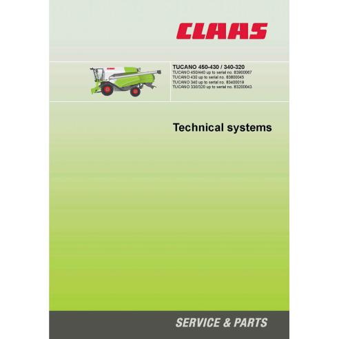 CLA-2955623 Manual de sistemas técnicos para cosechadoras Claas Tucano 450-430 / 340-320