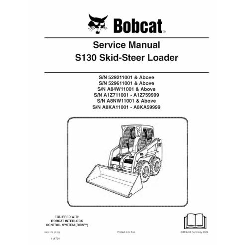 Manuel d'entretien pdf de la chargeuse compacte Bobcat S130 - Lynx manuels - BOBCAT-S130-6904121-sm