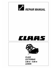 Claas 3,90 m - 9,00 m Lexion manual de reparación de la barra de corte - Claas manuales - CLA-2975690