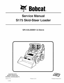 Manual de serviço em pdf da minicarregadeira Bobcat S175 - Lince manuais - BOBCAT-S175-6987035-sm